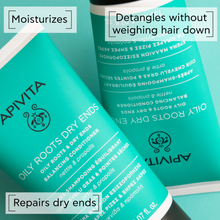 Load image into Gallery viewer, Apivita Oily Roots &amp; Dry Ends Balancing Conditioner 150ml
