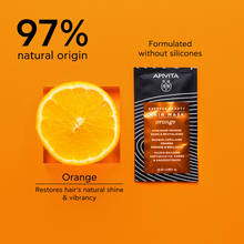 Load image into Gallery viewer, Apivita Shine &amp; Revitalizing Hair Mask - Orange 20ml
