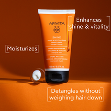 Load image into Gallery viewer, Apivita Shine &amp; Revitalising Conditioner, Orange &amp; Honey 150ml
