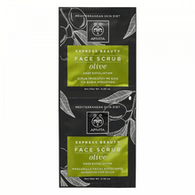 Load image into Gallery viewer, Apivita Express Face Scrub Olive 2x8ml
