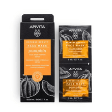 Load image into Gallery viewer, Apivita Pumpkin Detox Face Mask 2X8ml
