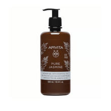 Load image into Gallery viewer, Apivita Pure Jasmine Shower Gel with Essential Oils Ecopack 500ml
