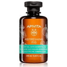 Load image into Gallery viewer, Apivita Refreshing Fig Shower Gel with Essential Oils 250ml
