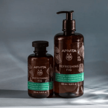 Load image into Gallery viewer, Apivita Refreshing Fig Shower Gel with Essential Oils Ecopack 500ml
