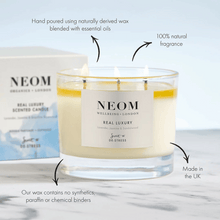 Load image into Gallery viewer, Neom DE-STRESS Real Luxury Scented Candle (3 Wick) - 420g
