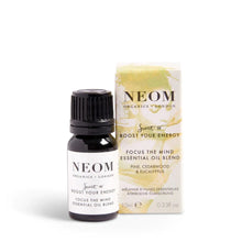 Load image into Gallery viewer, Neom BOOST YOUR ENERGY Focus The Mind Essential Oil Blend 10ml
